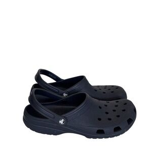 Crocs Mens Classic Clog Size 12 Black Comfort Slip On Waterproof Casual Shoes